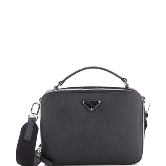 Prada Brique Crossbody Bag Saffiano Leather Small