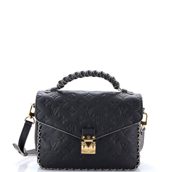 Louis Vuitton Braided Handle Pochette Metis Monogram Empreinte Leather