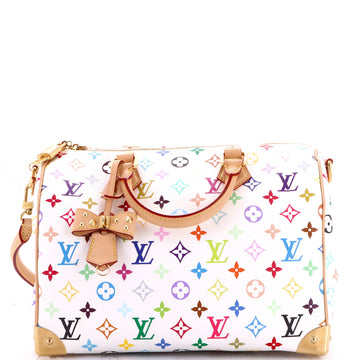 Louis Vuitton x Takashi Murakami Speedy Soft Bandouliere Bag Monogram Multicolor 30