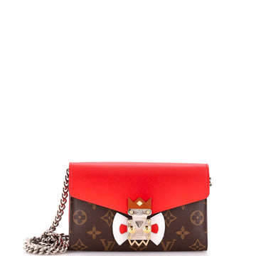 Louis Vuitton Tribal Mask Chain Wallet Monogram Canvas and Leather
