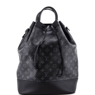 Louis Vuitton Maxi Noe Sling Bag Monogram Eclipse Canvas