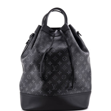 Louis Vuitton Maxi Noe Sling Bag Monogram Eclipse Canvas