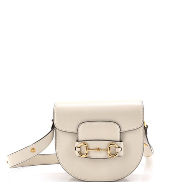 Gucci Horsebit 1955 Rounded Shoulder Bag Leather Mini