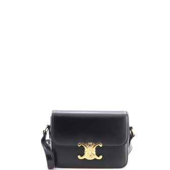Celine Triomphe Shoulder Bag Smooth Calfskin Teen