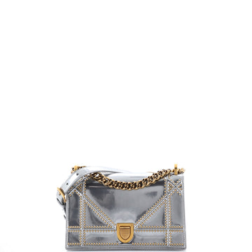 Christian Dior Diorama Flap Bag Studded Patent Small
