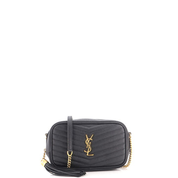 Saint Laurent Lou Camera Bag Matelasse Chevron Leather Mini