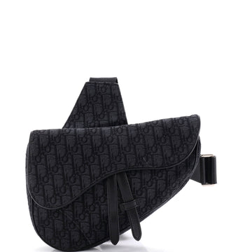 Christian Dior Saddle Crossbody Bag Oblique Canvas