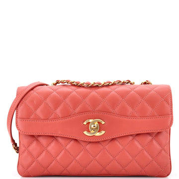 Chanel Daily Companion Coco Vintage Flap Bag Quilted Lambskin Large