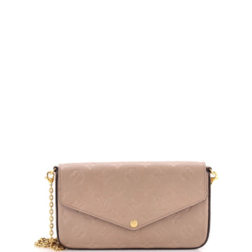 Louis Vuitton Felicie Pochette Monogram Empreinte Leather