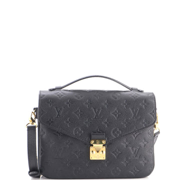 Louis Vuitton Pochette Metis Monogram Empreinte Leather East West