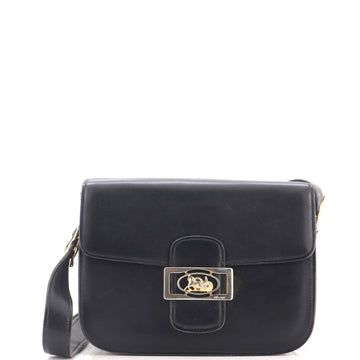 Celine Vintage Carriage Flap Bag Leather Medium