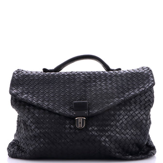Bottega Veneta Envelope Briefcase Intrecciato Nappa Large