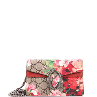 Gucci Dionysus Bag Blooms Print GG Coated Canvas Super Mini