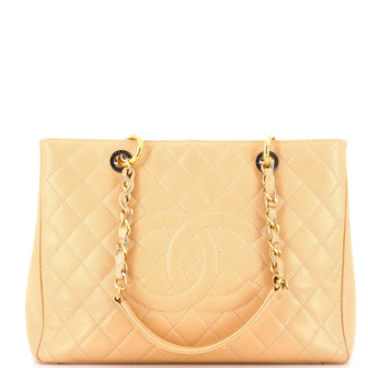 Chanel Grand Shopping Tote Quilted Caviar
