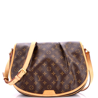 Louis Vuitton Menilmontant Handbag Monogram Canvas MM