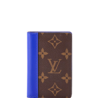Louis Vuitton Pocket Organizer Macassar Monogram Canvas and Leather