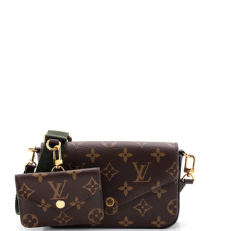 Louis Vuitton Felicie Strap & Go Handbag Monogram Canvas