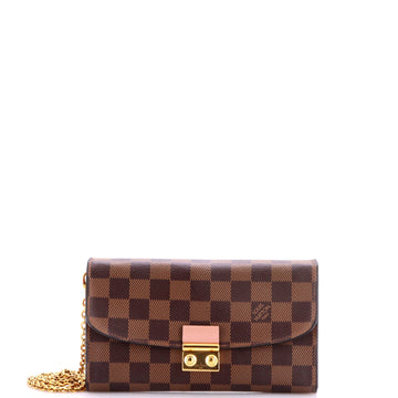 Louis Vuitton Croisette Chain Wallet Damier