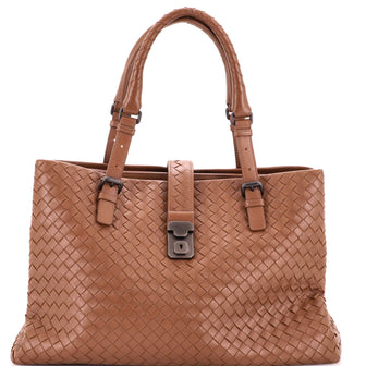 Bottega Veneta Roma Bag Intrecciato Nappa Medium