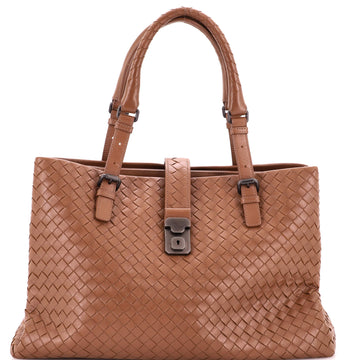 Bottega Veneta Roma Bag Intrecciato Nappa Medium