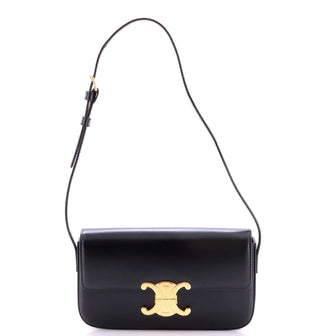 Celine Triomphe East-West Shoulder Bag Smooth Calfskin