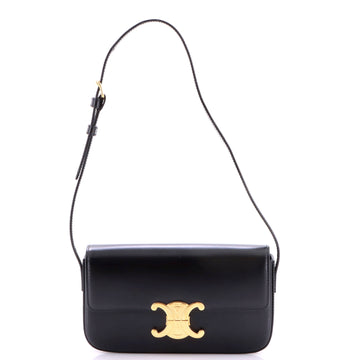 Celine Triomphe East-West Shoulder Bag Smooth Calfskin