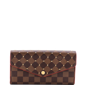 Louis Vuitton Sarah Wallet NM Studded Damier