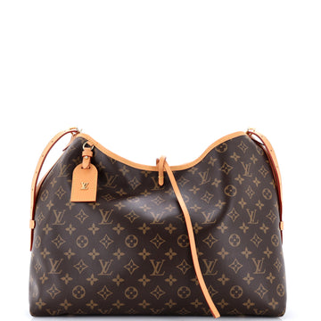 Louis Vuitton CarryAll Hobo Monogram Canvas MM