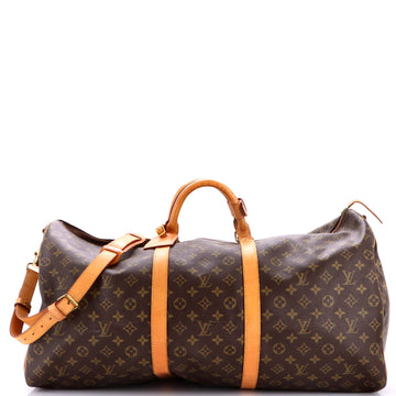 Louis Vuitton Keepall Bandouliere Bag Monogram Canvas 60