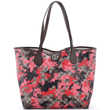 Gucci GG Open Tote GG Camouflage Coated Canvas Large
