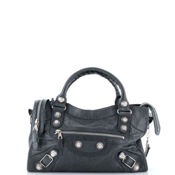 Balenciaga City Giant Studs Bag Leather Medium
