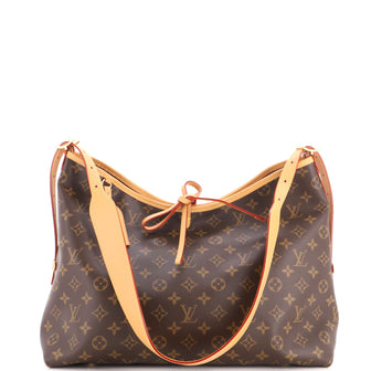 Louis Vuitton CarryAll Hobo Monogram Canvas MM