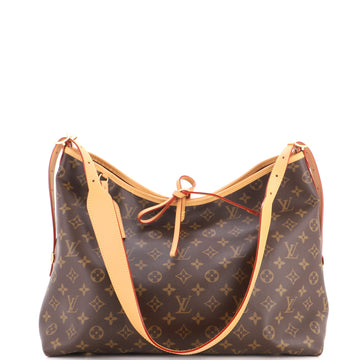 Louis Vuitton CarryAll Hobo Monogram Canvas MM