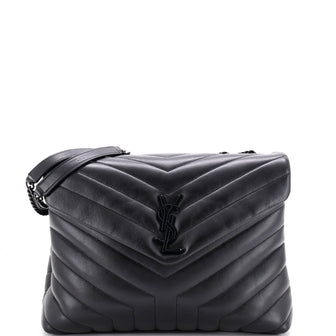 Saint Laurent Loulou Shoulder Bag Matelasse Chevron Leather Medium
