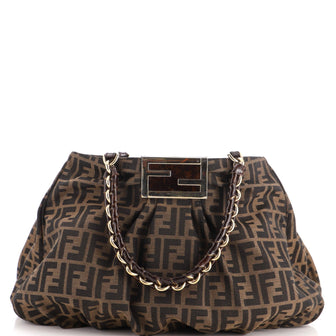 Fendi Mia Tote Zucca Canvas Large