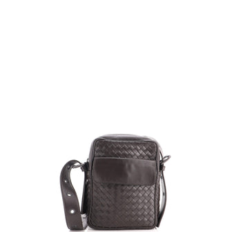 Bottega Veneta Front Pocket Messenger Bag Intrecciato Nappa Mini