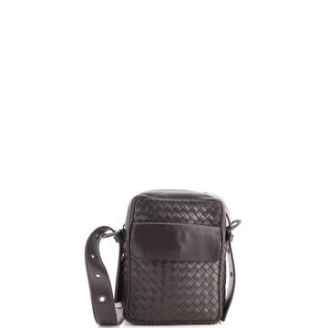 Bottega Veneta Front Pocket Messenger Bag Intrecciato Nappa Mini