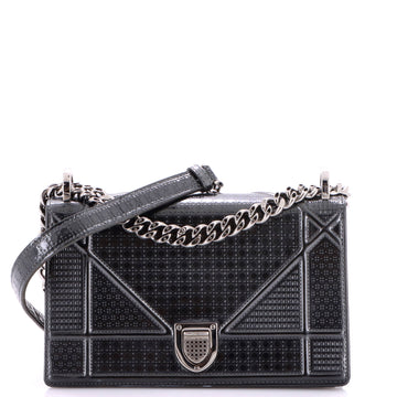 Christian Dior Diorama Flap Bag Cannage Embossed Calfskin Small