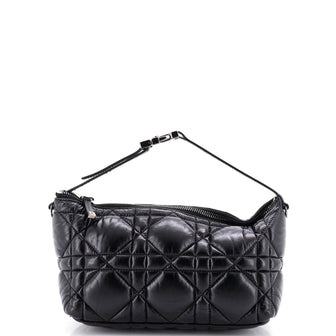 Christian Dior DiorTravel Nomad Pouch Macrocannage Quilt Calfskin Medium