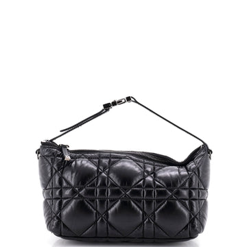 Christian Dior DiorTravel Nomad Pouch Macrocannage Quilt Calfskin Medium