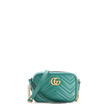 Gucci GG Marmont Shoulder Bag Matelasse Leather Mini
