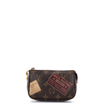 Louis Vuitton Pochette Accessoires Limited Edition Monogram Canvas Mini