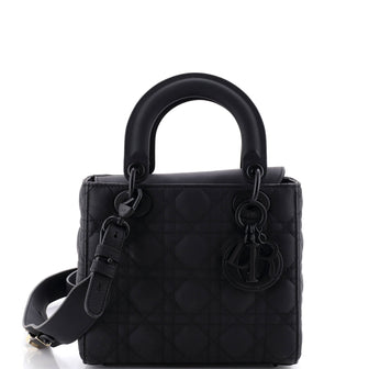 Christian Dior Ultra Matte My ABCDior Lady Dior Bag Cannage Quilt Calfskin
