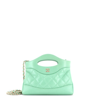 Chanel 31 Shopping Bag Clutch with Chain Quilted Lambskin Small