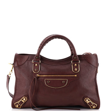 Balenciaga City Classic Metallic Edge Bag Leather Medium