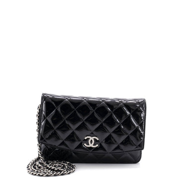 Chanel Brilliant Wallet on Chain Quilted Patent
