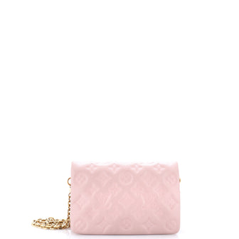 Louis Vuitton Coussin Pochette Monogram Embossed Lambskin