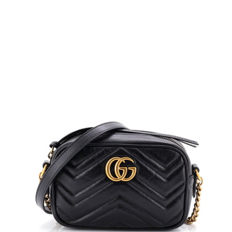 Gucci GG Marmont Shoulder Bag Matelasse Leather Mini