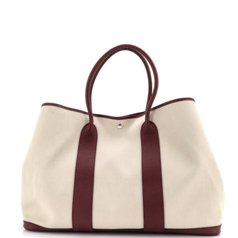 Hermes Garden Party Tote Toile and Leather 49