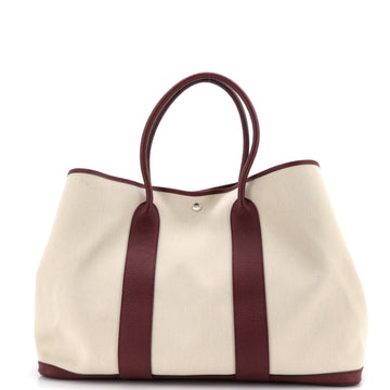 Hermes Garden Party Tote Toile and Leather 49